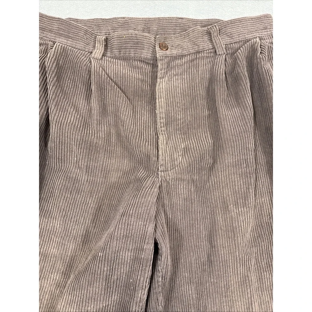 PANTS CORDUROY JOE'S GRAY 36 CUFFED Cotton JOS A BANKS